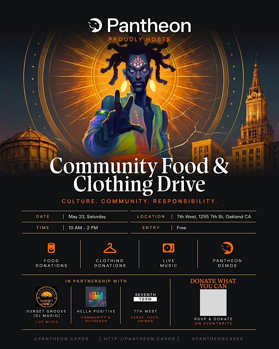 Pantheon x Sunsent Groove: Community Drive & Day Party | 7th West