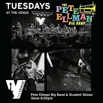 PETE ELLMAN BIG BAND with Jewell Middle School & West Aurora HS (2 Bands) | THE VENUE