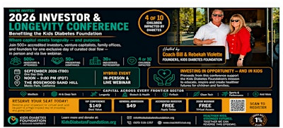2026 Investor & Longevity Conference | Rosewood Sand Hill