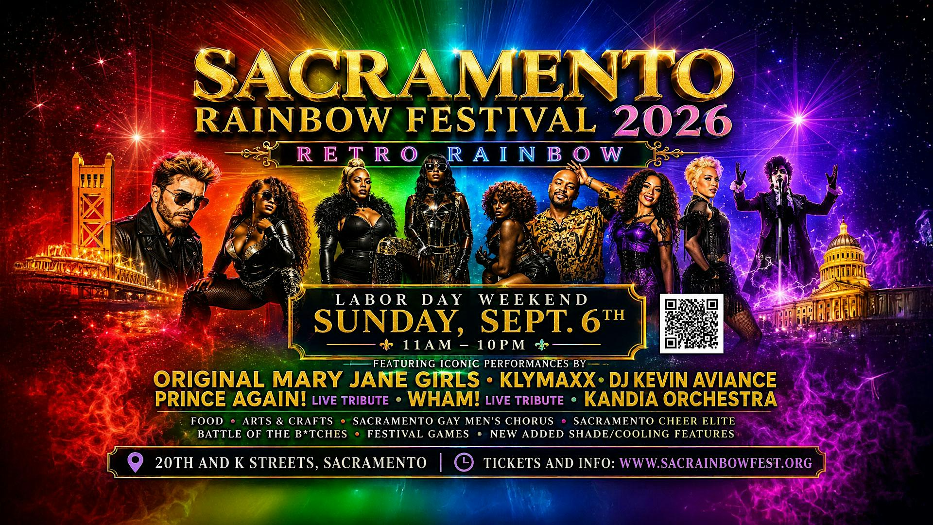 Sacramento Rainbow Festival 2026 | Lavender Heights, 20th and K Streets, Sacramento, CA 95811