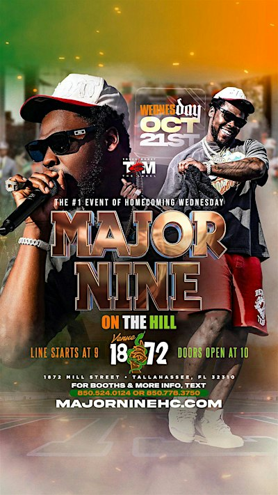 MAJOR NINE ON THE HILL | 1872 Mill St
