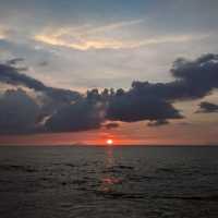 Calming sunset at Salsa Beach