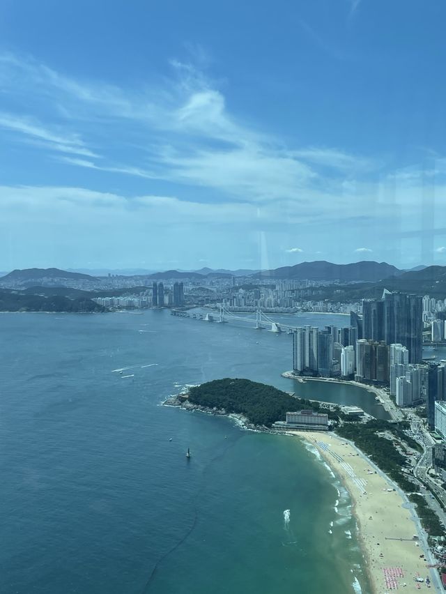 속이 뻥 뚫리는 부산의 풍경을 볼 수 있는 부산 엑스더스카이🤍