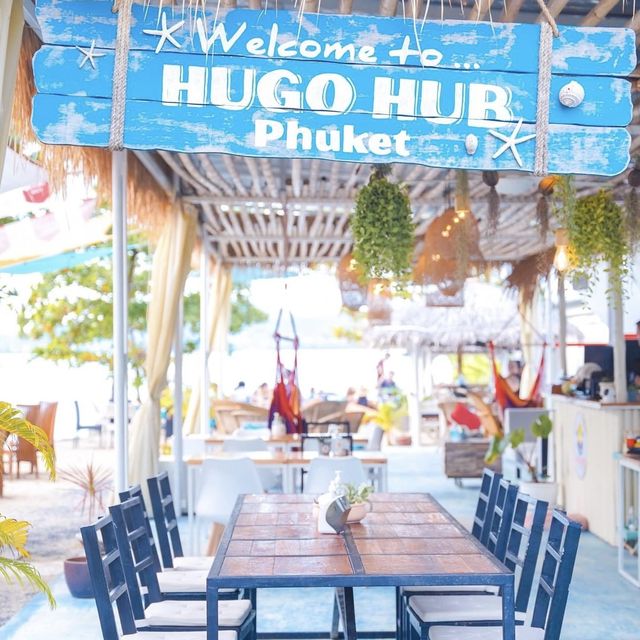 Hugo Hub Phuket เป็นร้าน สไตล์ funky bali style 