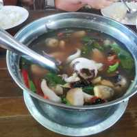 รีวิวร้านริมเขื่อน​ มินิ​ @สมุทรสงคราม