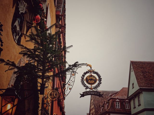 로텐부르크의 겨울 풍경