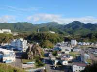 北海道知床八景之一｜超大岩石與絕美海景