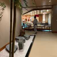 Nice buffet and Onsen