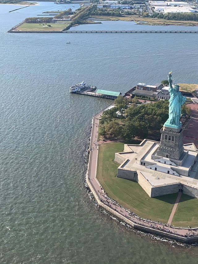 High view - Statue of Liberty 🗽 New York 