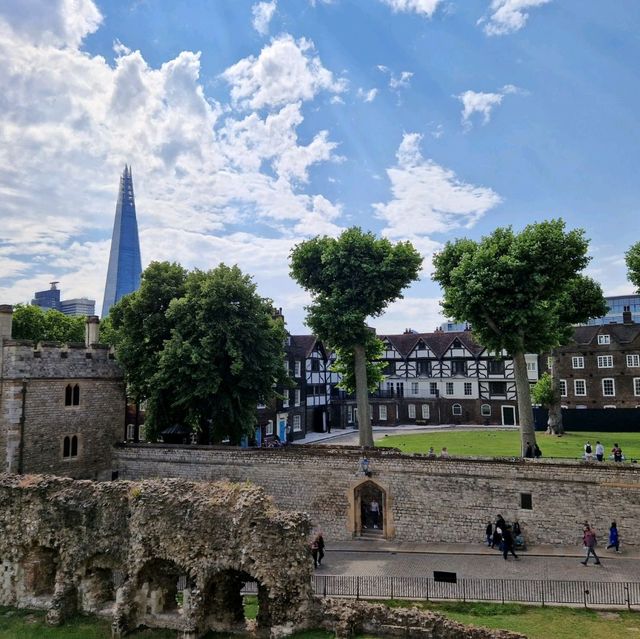 Sunny day at the Tower of London