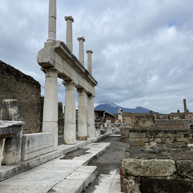 The archaeological site Pompeii 
