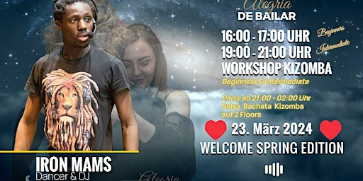 KIZOMBA WORKSHOP MIT IRON MAMS | Spiegelsaal im Alten Kurhaus