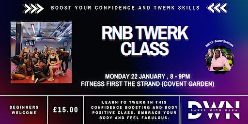 RnB twerk dance and fitness class in London | Fitness First The Strand (Covent Garden)