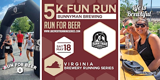 5k Beer Run x Bunnyman Brewing | 2024 Virginia Brewery Running Series | Bunnyman Brewing