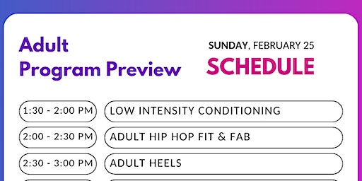 Adult Spring 1 Dance Program Preview | Unity Dance & Movement