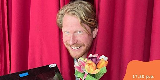 Cabaretier Kor Hoebe- 'Kordaat' in theater De Glasbak | De Glasbak