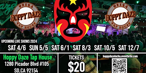 Live Lucha Libre Pro Wrestling at Hoppy Daze Tap House | Hoppy Daze Tap House