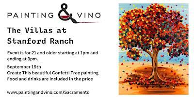 Join us for a fun Paint and Sip: Confetti Tree | The Villas at Stanford Ranch