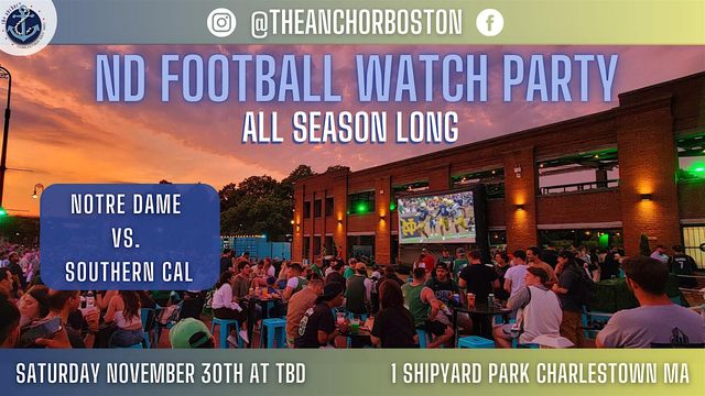 ND Football Watch Party | The Anchor