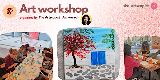 Acrylic painting workshop - A trip to greece! | Mad Batter