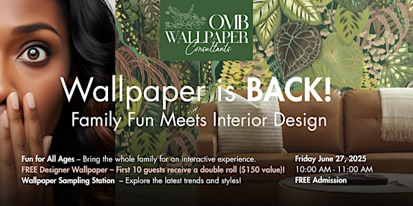 Family Fun Meets Interior Design - Wallpaper is Back! | 310 Bristol Rd E