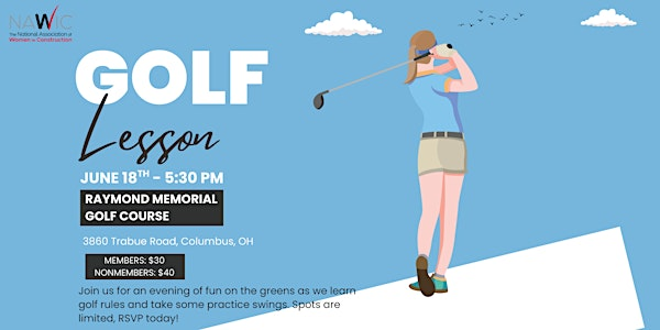 Golf Lesson | Raymond Memorial Golf Course