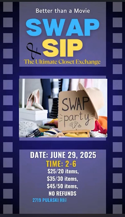 The Ultimate Closet Exchange Swap & Sip | Chair 1510