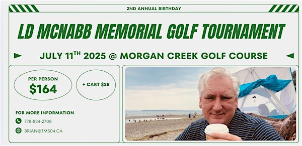 Larry (LD) McNabb's Memorial Golf Tournament | Morgan Creek Golf Course