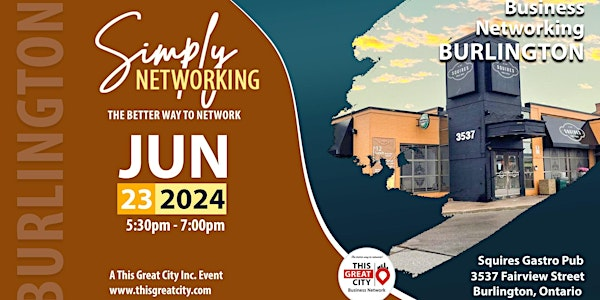 Simply Networking Burlington | Squires Gastro Pub