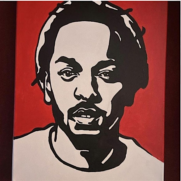 Paint & Sip Kendrick Lamar | Cicada Ink & Art