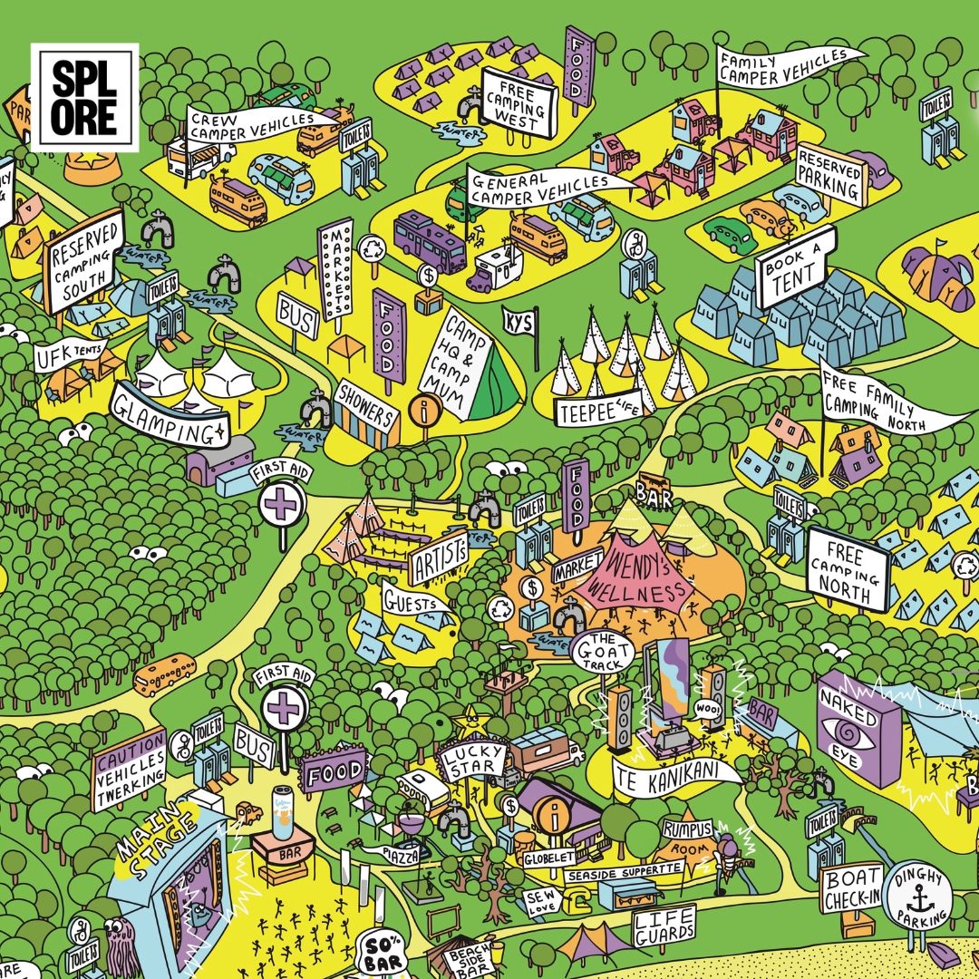 Splore Festival | Tapapakanga Regional Park, Orere Point, New Zealand