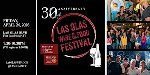 Las Olas Wine and Food Festival 2026 | SE 6th Avenue - SE 11th Avenue