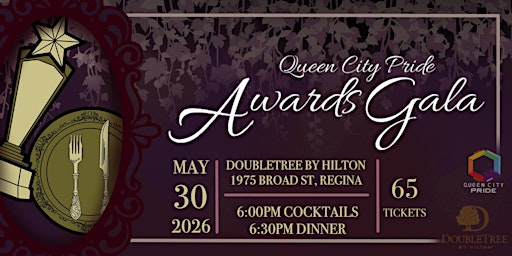 Queen City Pride Awards Gala | DoubleTree by Hilton Hotel & Conference Centre Regina