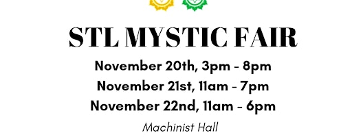 STL Mystic Fair ~ November 2026 | Machinists Hall Inc