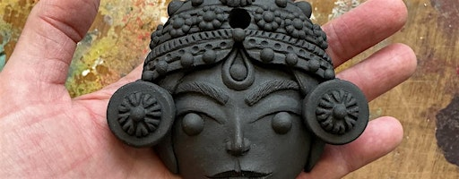 Making human, animal and mythic mini masks with Drew Caines | Muddy Fingers Pottery Ltd