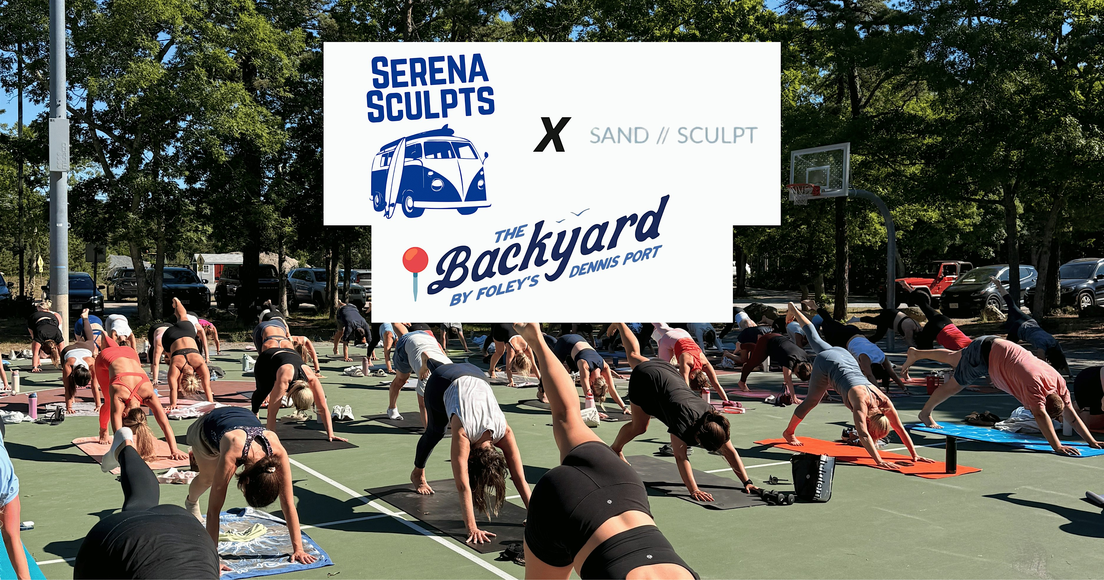 No Sand, All Sculpt - Sunrise Yoga Sculpt - The Backyard by Foleys | The Backyard by Foley’s