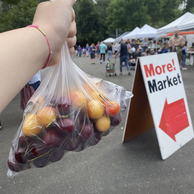 シアトル☆朝のファーマーズマーケットに行ってみました！