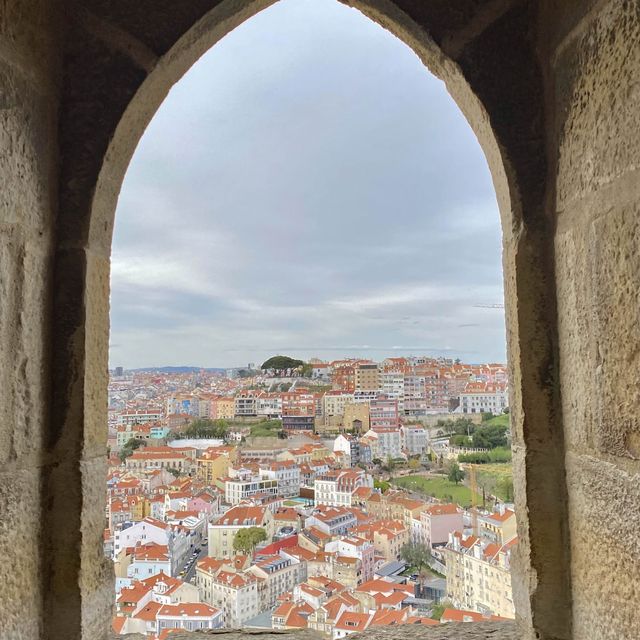 리스본의 가장 높은 언덕에 위치한, 상 조르제 성🇵🇹💫