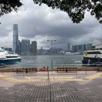 Taking the Ferry from Mui Wo to Central to visit Chop Street