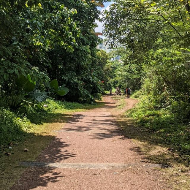 Hiking the rail corridor