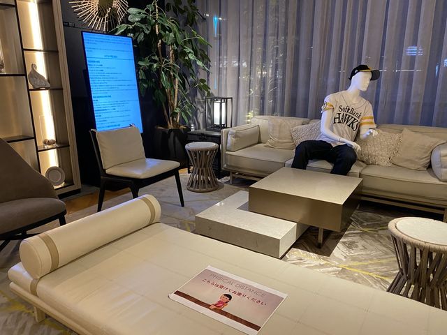 キャナルシティ博多が目の前『三井ガーデンホテル福岡祇園』(フロント)