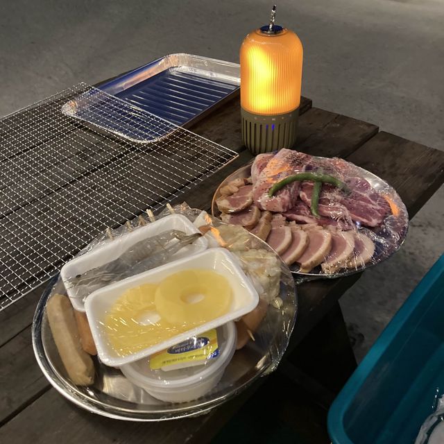 불멍+바베큐=완벽! 비토섬 신우리조트 글램핑🏠