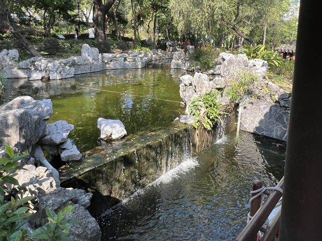 市區江南園林形式設計休憩公園
