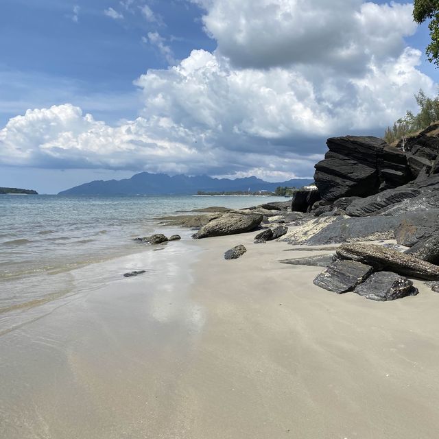 Sunbathing at Pantai Tengah