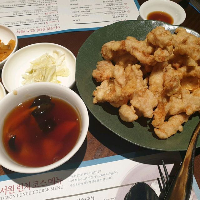 송천동 고급스러운 분위기의 탕수육 맛집 아서원1920