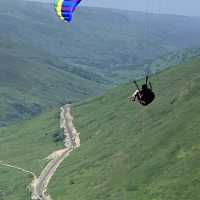3880 ft. Above Sea Level. Parasailing anyone 