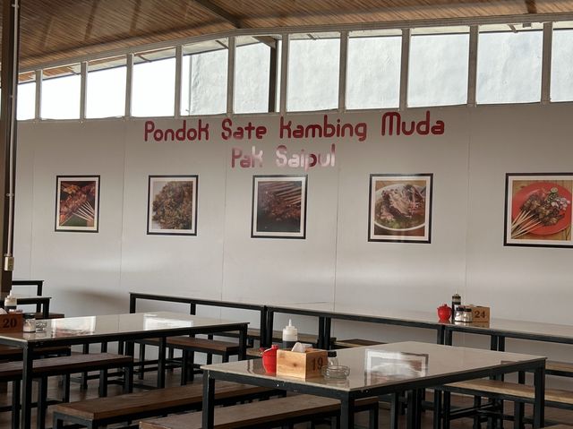 Pondok Sate Kambing (Goat Satay House) in Serpong Tangerang to taste delicious young meat of goat 