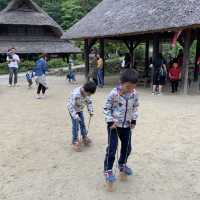 Reconstructed Japanese traditional village