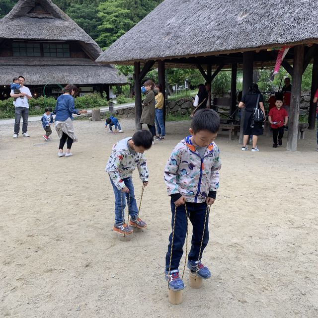 Reconstructed Japanese traditional village
