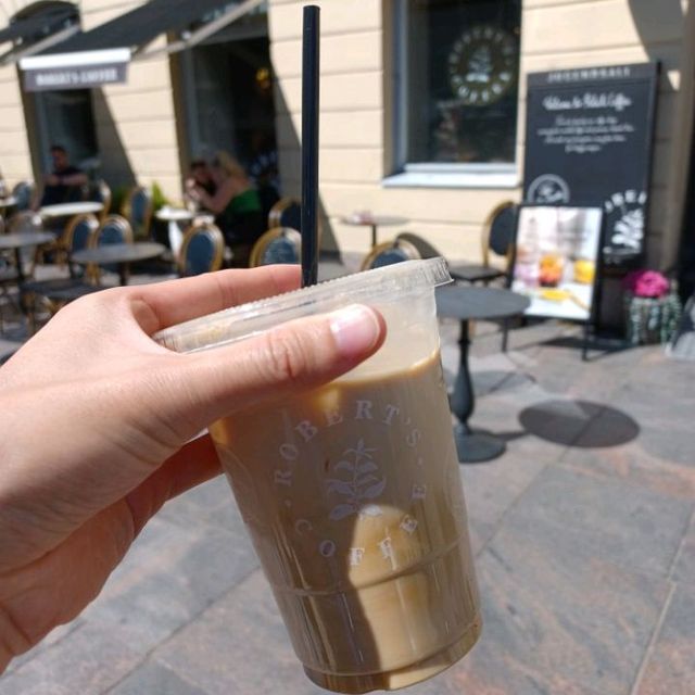 Good coffee in a pretty setting 